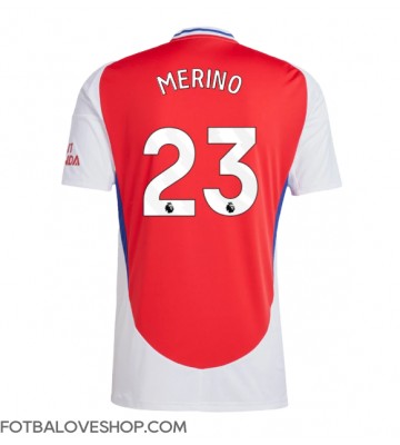 Arsenal Mikel Merino #23 Domácí Dres 2024-25 Krátký Rukáv